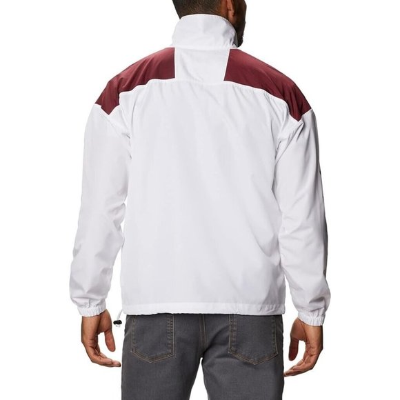 Columbia Men's CLG Santa Ana Anorak Texas A & M Half Zip Pullover Jacket Large - Picture 3 of 5
